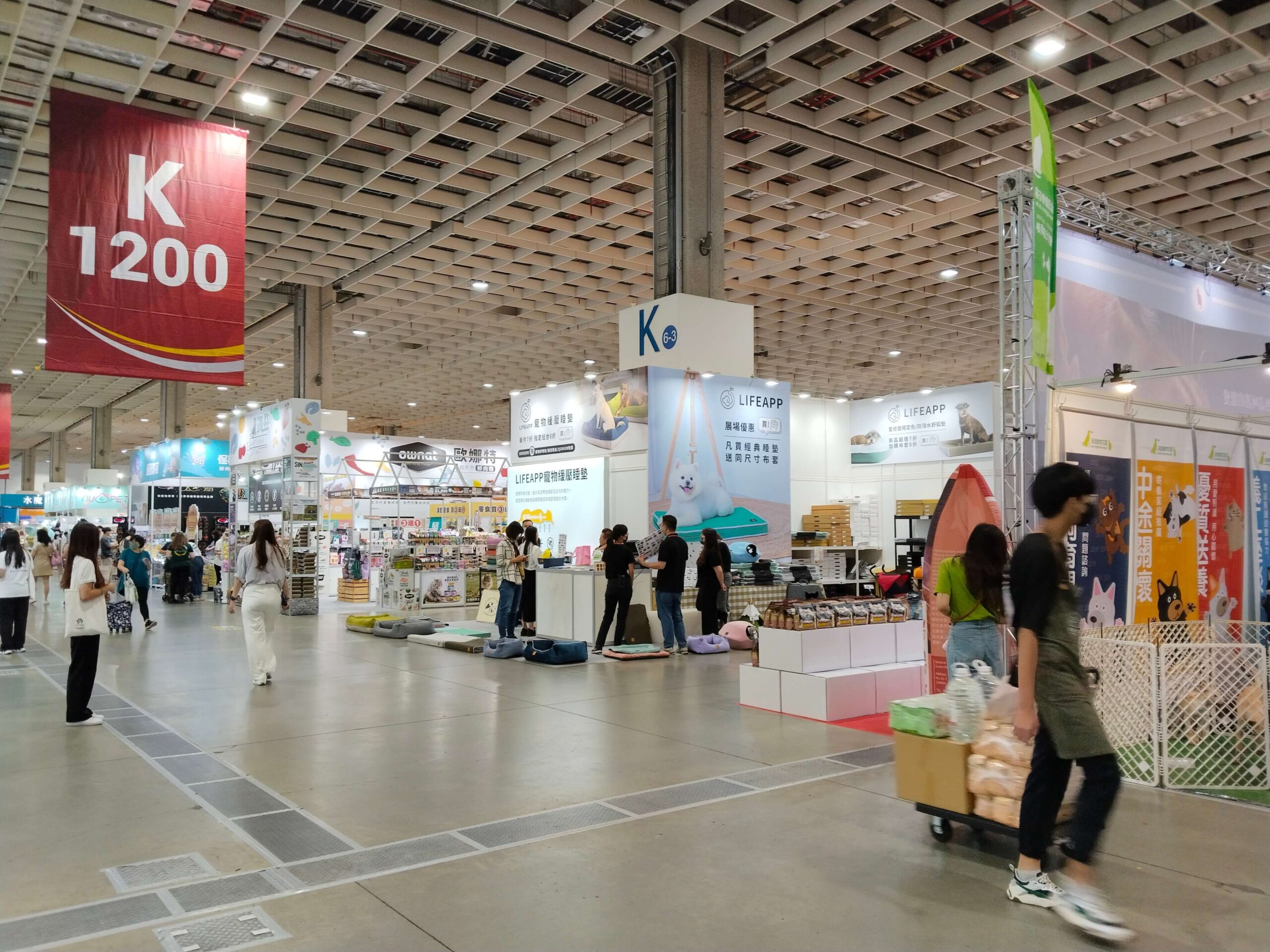 Trade show and event booth setup in Southeast Asia