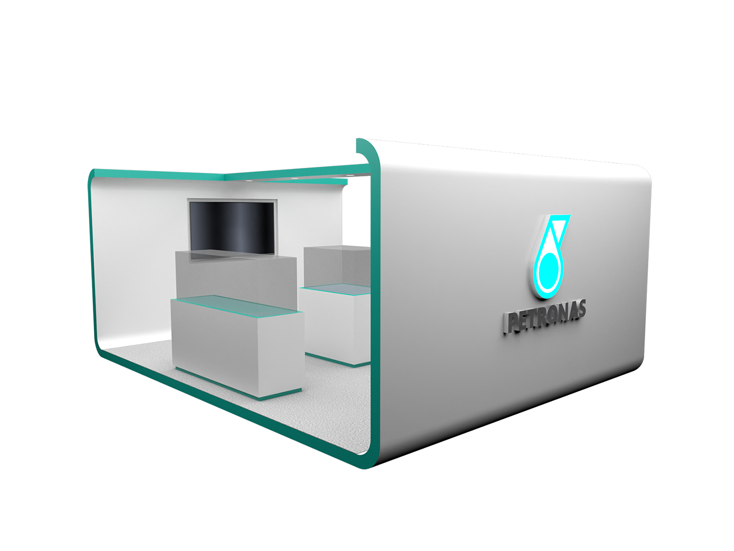 PETRONAS permanent display booth Malaysia exhibition execution