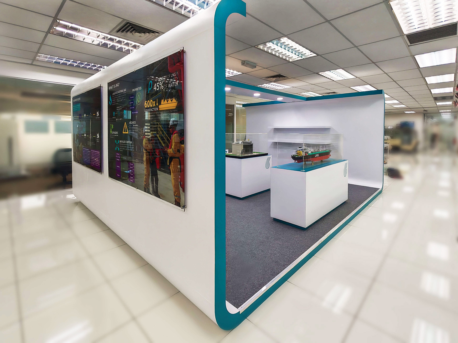 PETRONAS permanent display booth Malaysia exhibition execution
