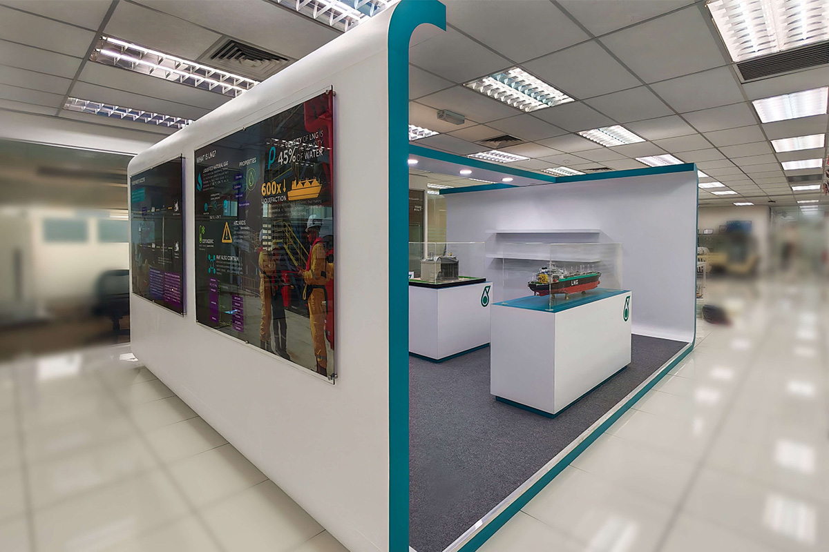 Exhibition booth setup in Malaysia by KEW·I PROJECTS