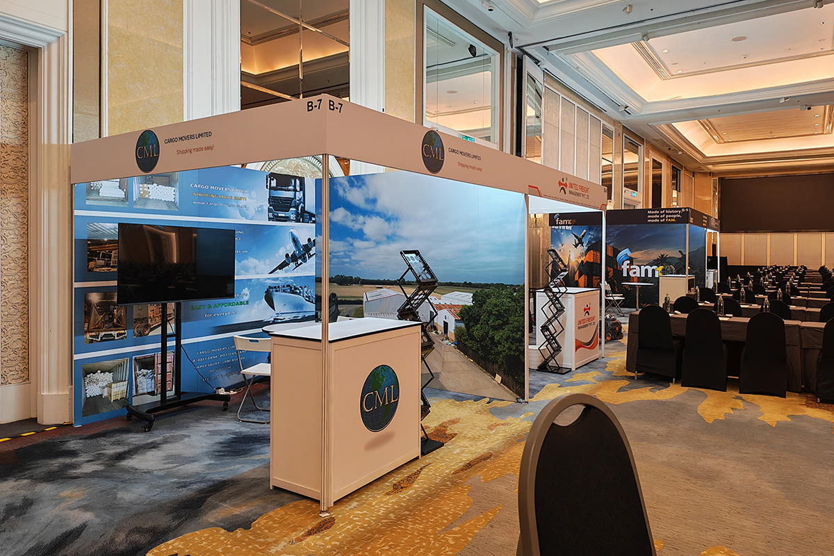 Shell scheme booth rental in Kuala Lumpur by KEW·I PROJECTS